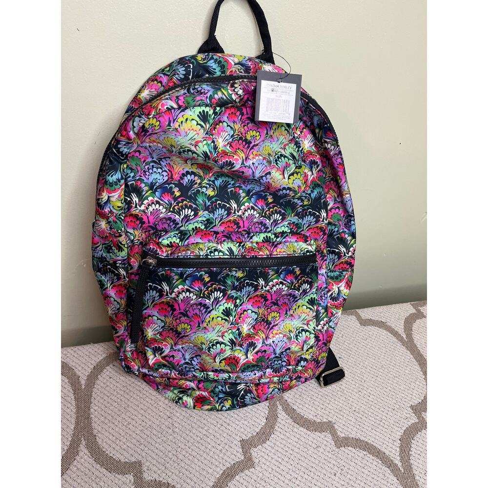 Cynthia Rowley GO backpack adjustable straps colorful backpack, NWT